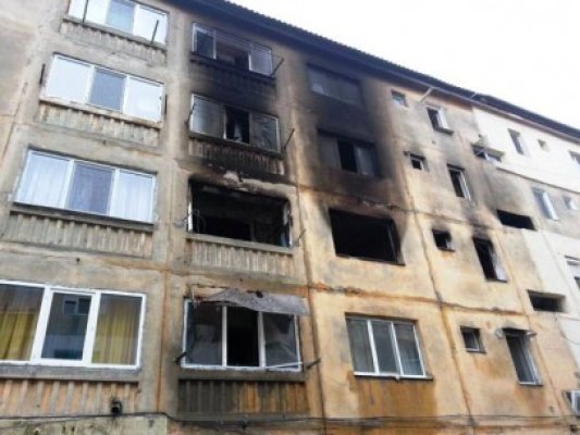 Bilanţul dezastrului de la Medgidia: 12 răniţi şi 28 de apartamente distruse de o explozie puternică - vezi imagini